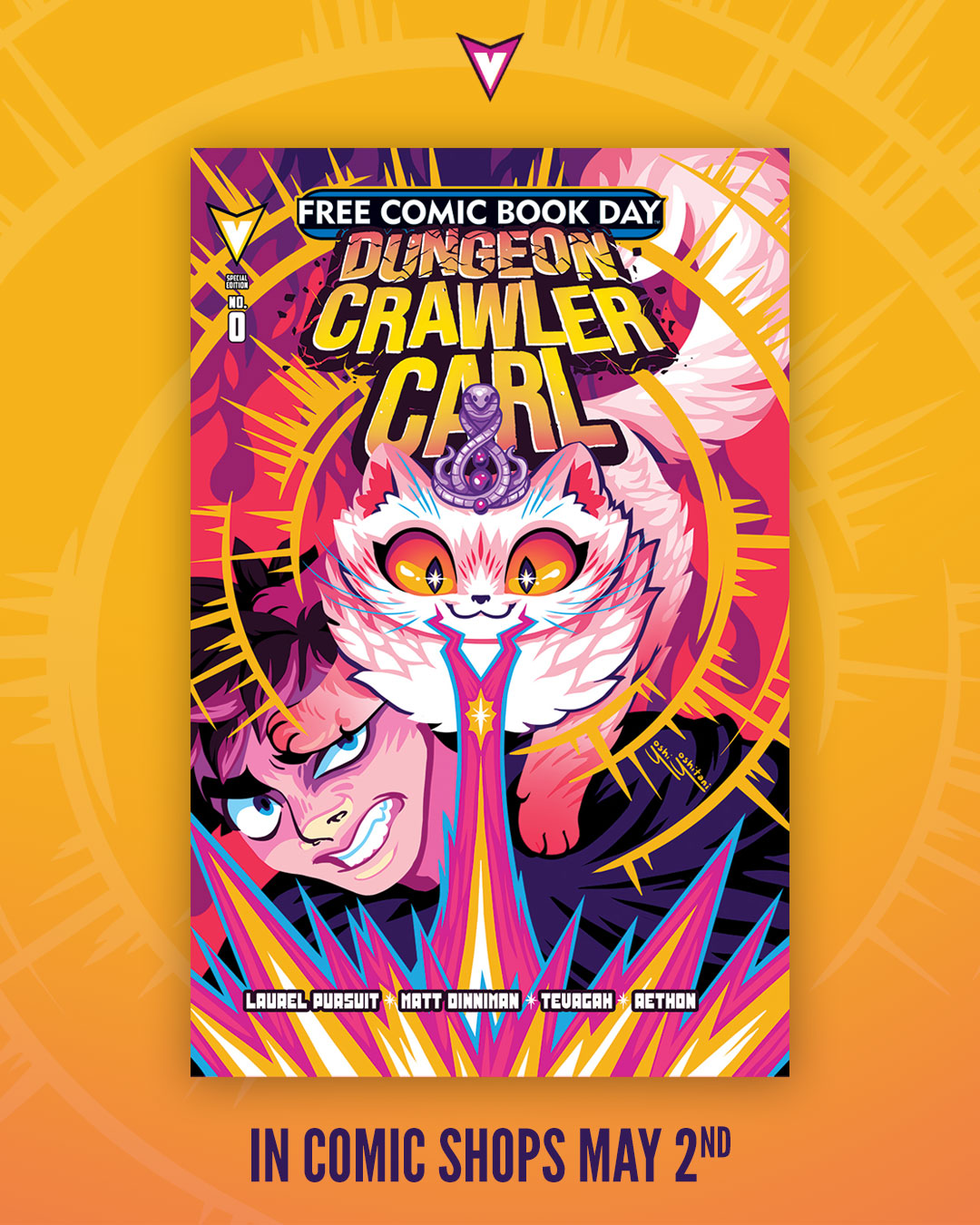 Image announcing Free Comic Book Day featuring the exclusive cover graphic novel